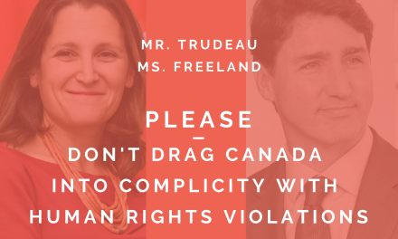 Send post card to Chrystia Freeland re: human rights situation in Chile