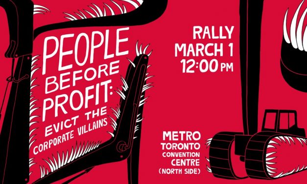 People Before Profit: Evict the Corporate Villains!