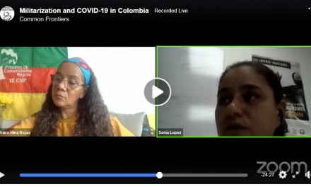 Militarization and COVID-19 in Colombia- Video