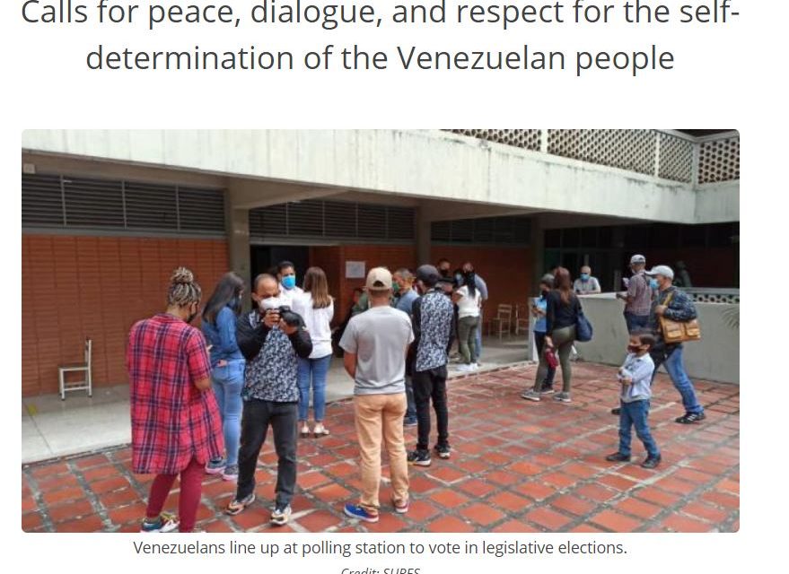 Ecumenical Team Accompanies Venezuelan Legislative Elections