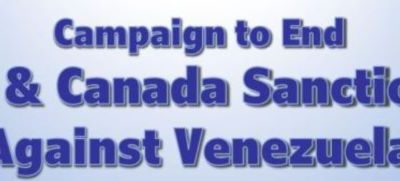 CALL ON THE CANADIAN GOVERNMENT TO END SANCTIONS AGAINST VENEZUELA