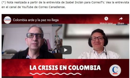 Colombianos piden al gobierno de Canadá pronunciarse en torno a la crisis del país sudamercano