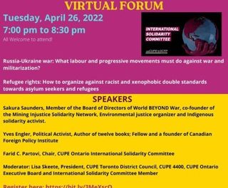 International Solidarity Virtual Forum