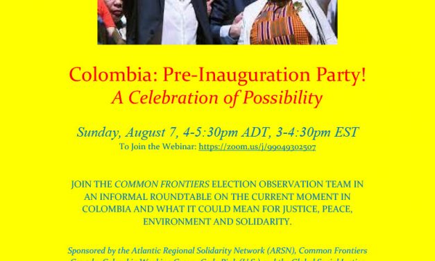 Colombia: Pre-Inauguration Party! A Celebration of Possibility